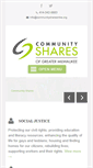 Mobile Screenshot of communitysharesmke.org