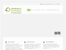 Tablet Screenshot of communitysharesmke.org